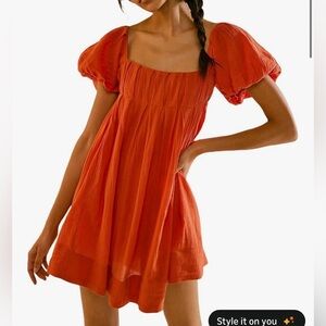 Swing Dress Criss Cross Open Back